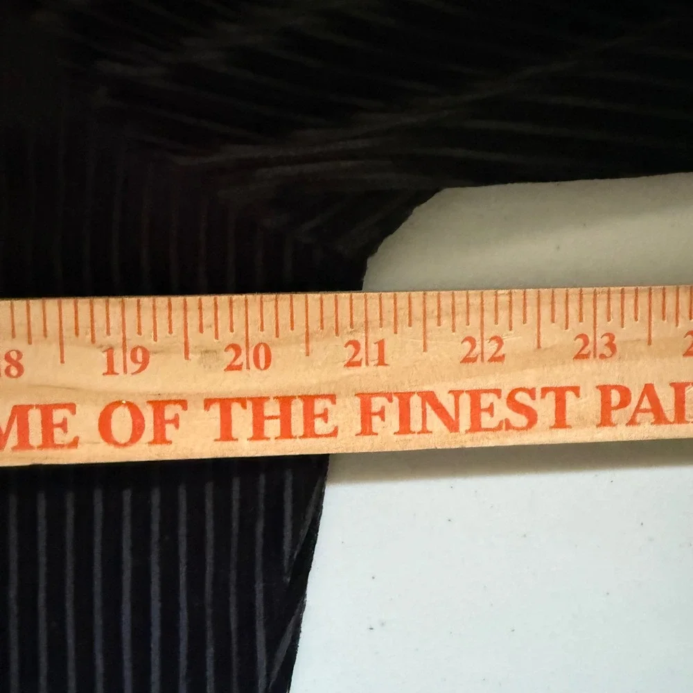 Nine West Bodysuit Women XXL Black Ribbed Velour Mock Neck Long Sleeve - Picture 7 of 9